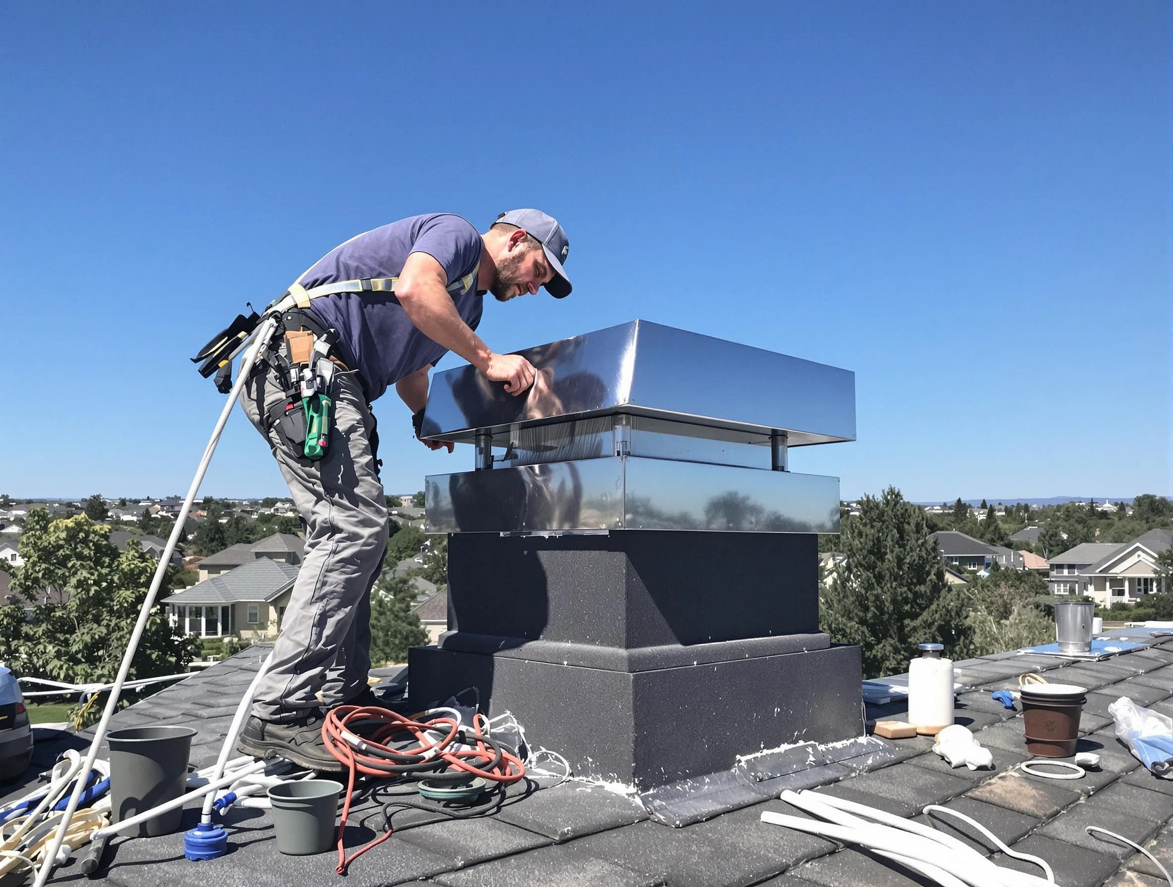 Chimney Cap Services service in Choctaw, OK