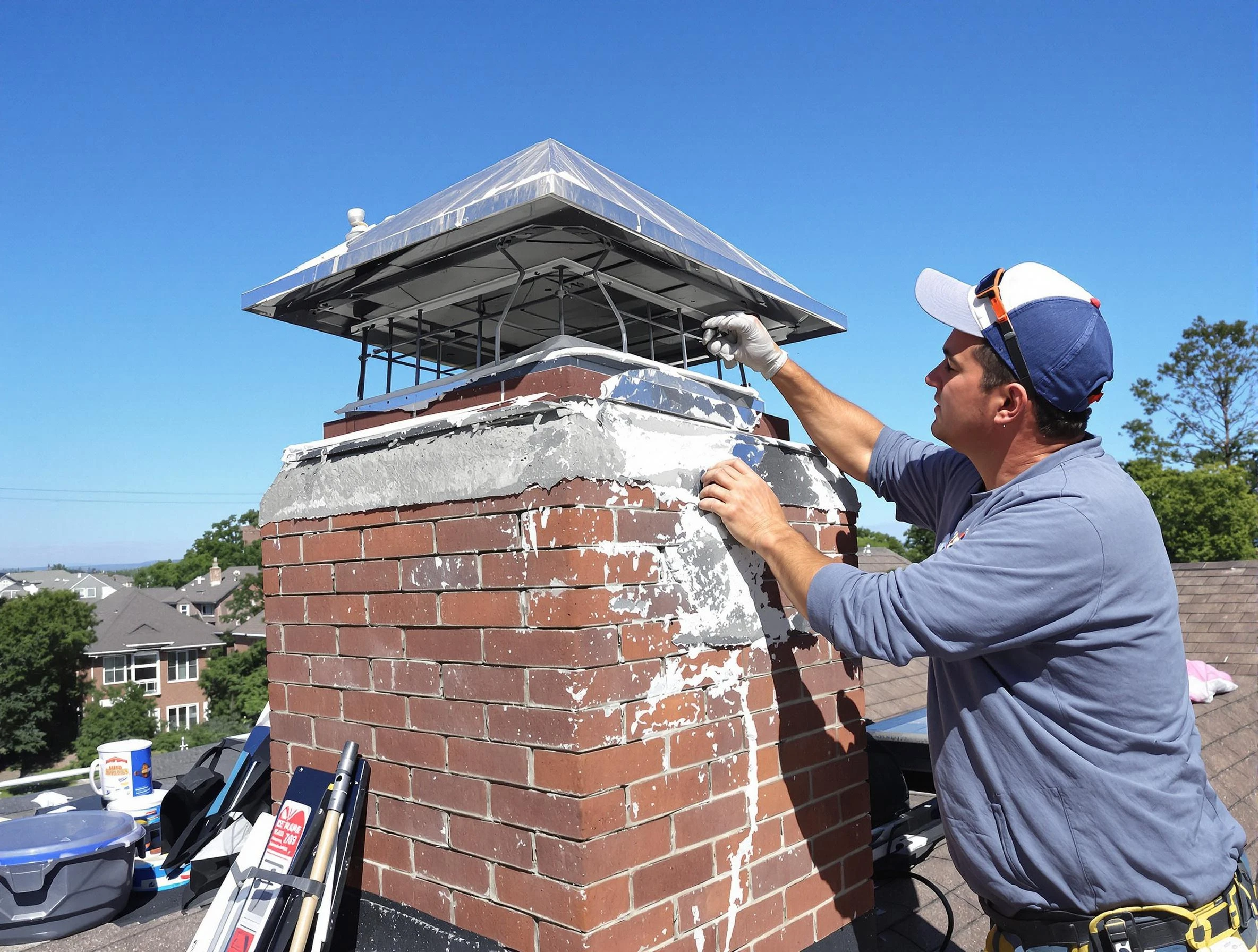 Chimney Crown Services in Harrah, OK
